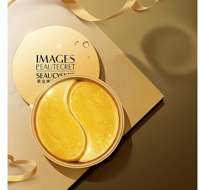 Подарите своим глазам роскошный уход с Гидрогелевыми патчами IMAGES Gold Lady Series Eye Mask