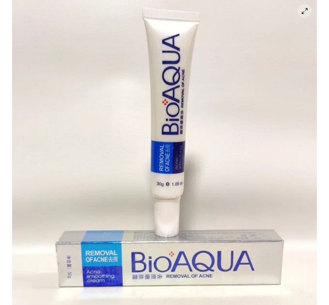 Bioaqua Removal Of Acne - эффективный крем для лица от прыщей и акне