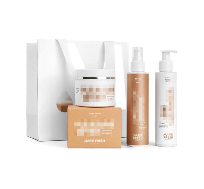 Naked Body Set Marie Fresh cosmetics: освежающий комплект для тела вместе с 400 мл продукта