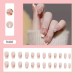 Nail Overlays with Bananahall R406 Beige Glue - 24 pcs (A9873) at agon-v.com.ua