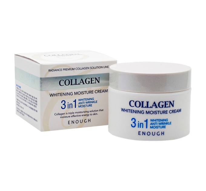 Enough Collagen Whitening Moisture Cream 3 in1 50 мл: Крем для лица