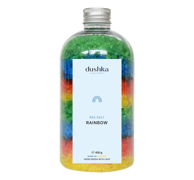 Окунитесь в волшебство с Солью для ванны Dushka Rainbow 450 г