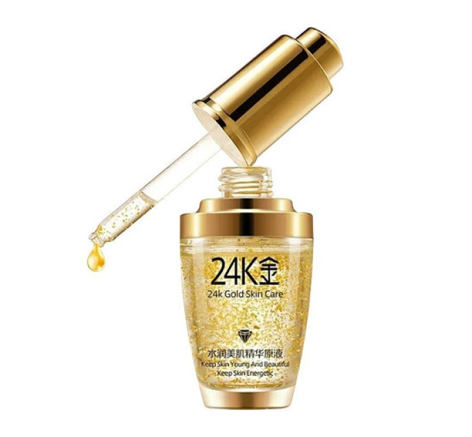 Сыворотка BIOAQUA 24K Gold Skin Care Essence: Интенсивный уход для кожи лица