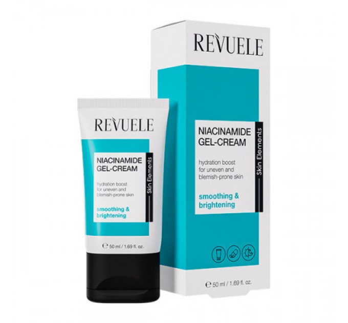 Крем-гель для обличчя REVUELE Niacinamide 50 мл (5060565106185) - Ідеальний Догляд за Шкірою