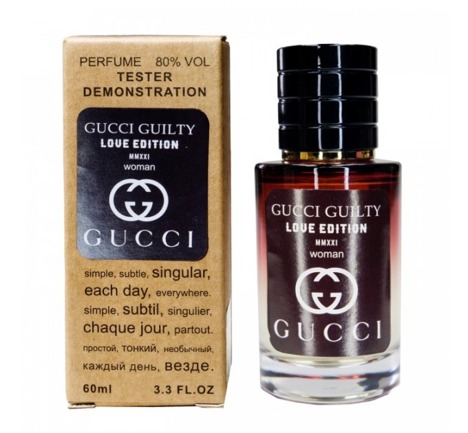 Искушающий аромат: Тестер Gucci Guilty Love Edition MMXXI - Selective Tester 60ml