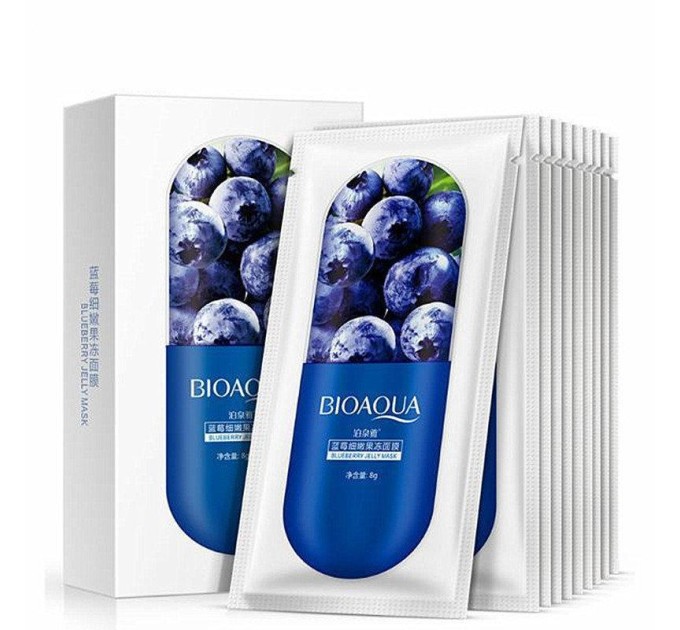 Познайте магию черники с Bioaqua Blueberry Jelly Mask!