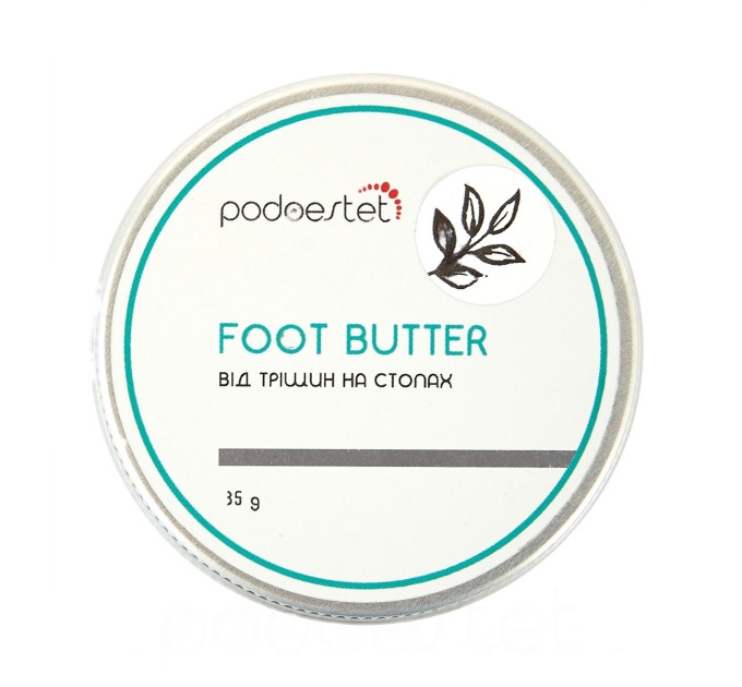 Боритесь с трещинами на стопах с помощью Баттера «Эвкалипт» Podoestet Foot butter 35 г