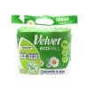 Туалетний папір Velvet Camomile&Aloe Eco Roll 4=8 рулонів 3 шари 300 відривів: комфорт та екологічність