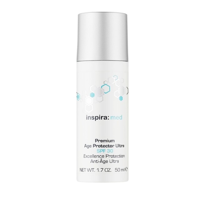 Антивозрастной крем SPF 30 Премиум ультралегкий Inspira:cosmetics Premium Age Protector Ultra Med 50 мл (4251059310251)