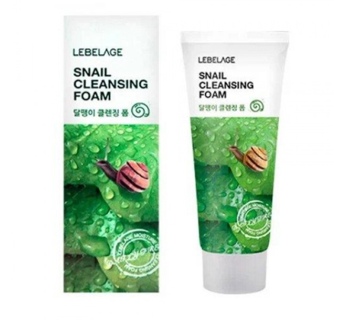 Улиточная пенка для умывания Lebelage Cleansing Foam Snail: эффективное очищение и уход в одном флаконе