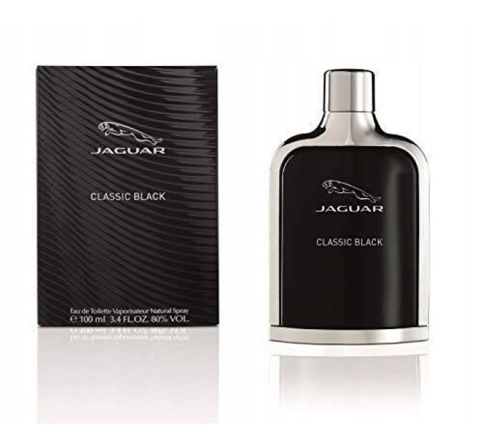 Изысканная Туалетная вода Jaguar Classic Black 100 мл: настоящая классика на agon-v.com.ua