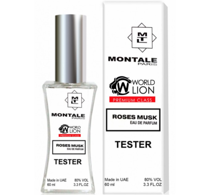 Интенсивный тестер Montale Roses Musk - 60ml: нежные ноты розы и мускуса