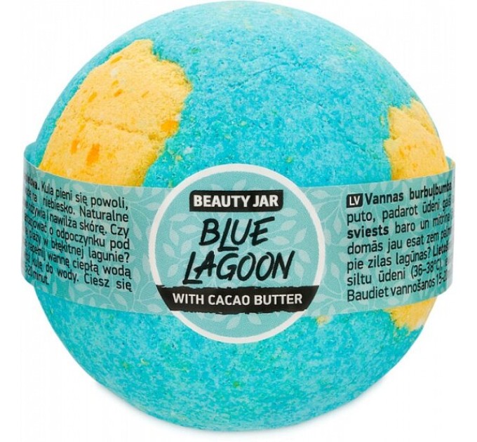 Освежающая Бомбочка для ванны Blue Lagoon Beauty Jar