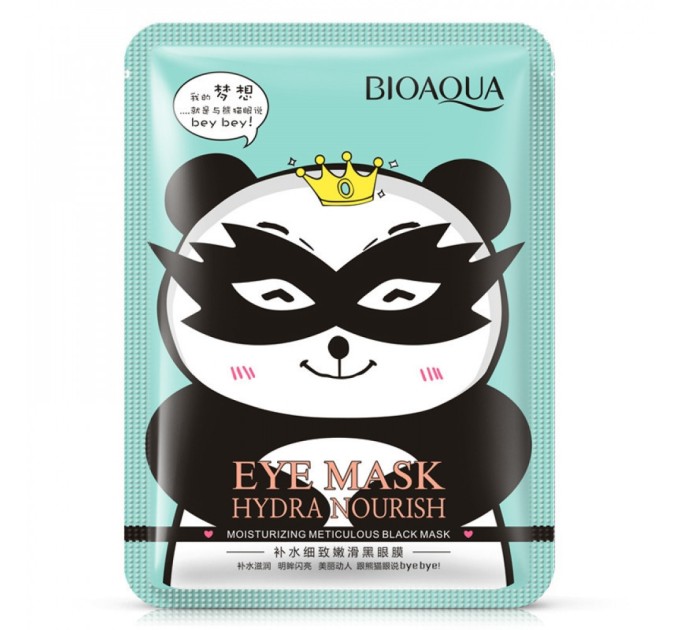 Маска Bioaqua Eye Mask Hydra Nourish Panda: питание и увлажнение кожи вокруг глаз