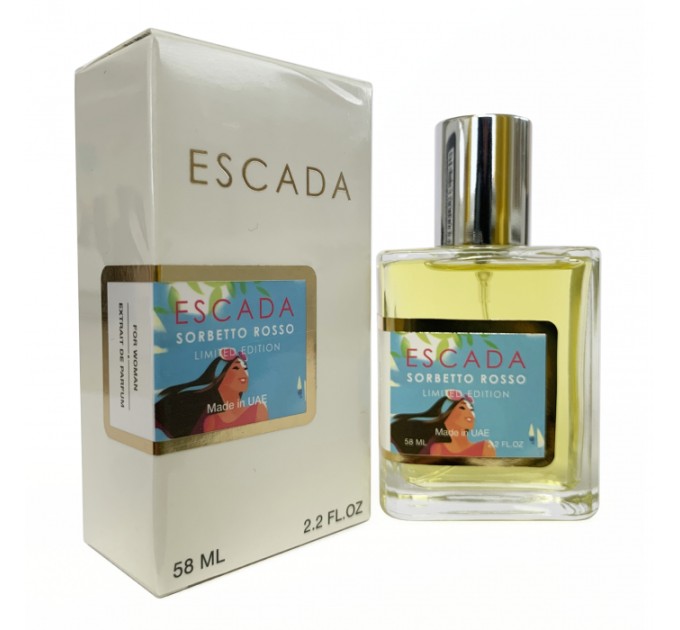 Искрящийся парфюм Escada Sorbetto Rosso - ОАЭ Tester 58ml: ослепительная свежесть и аромат летнего солнца