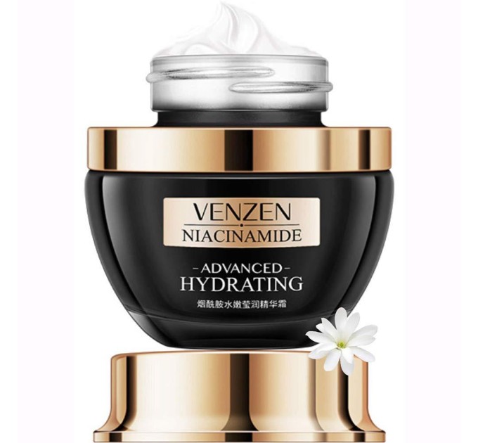 Увлажняющий крем для лица с ниацинамидом Venzen Niacinamide Advanced Hydrating 50 г – эффективное средство для глубокого увлажнения кожи