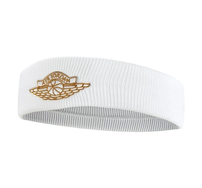 Повязка на голову Nike JORDAN WINGS HEADBAND 2.0 -J0.3604.109.OS Белый: стильный аксессуар для спорта.