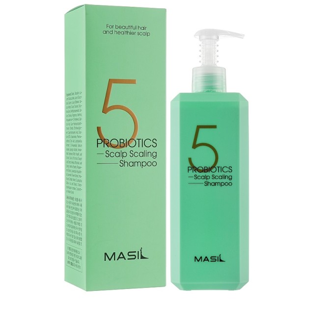 Шампунь для глубокой очистки кожи головы Masil 5 Probiotics Scalp Scaling Shampoo 500 мл (8809744061184)