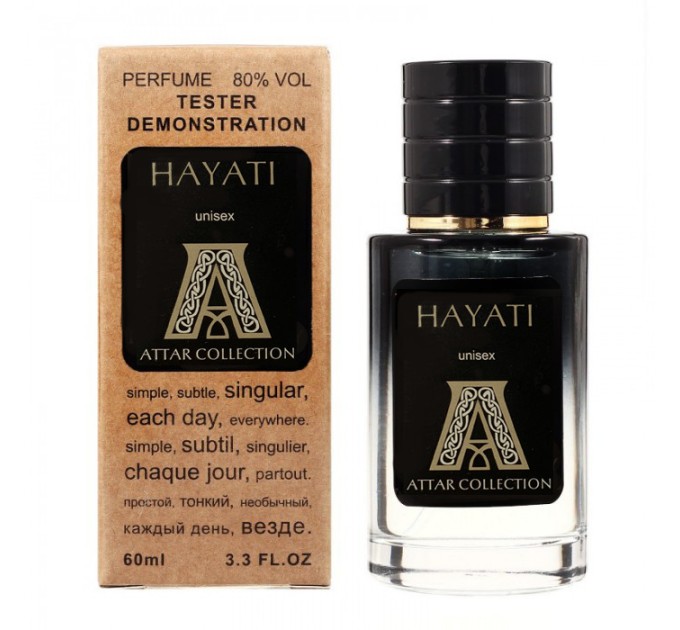 Изысканный тестер Attar Collection Hayati - Selective Tester 60ml: раскройте свою неповторимую сущность