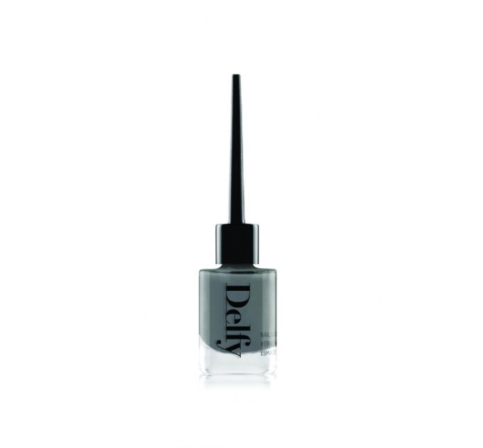 Luxurious Delfy Professional Nail Lacquer in Ash Grey - Enhance Your Nails with Style!