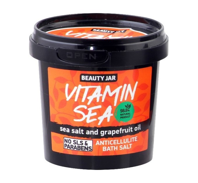 Погрузитесь в океан красоты с пенистой солью для ванны Vitamin Sea Beauty Jar 200 г