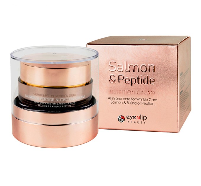 Крем для лица с пептидами и лососем Eyenlip Salmon Peptide Nutrition Cream 50 г (8809555250098)