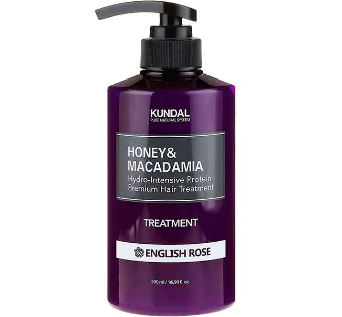 Revitalize and Nourish Your Hair with Honey & Macadamia Protein Hair Treatment by English Rose Kundal - 500ml