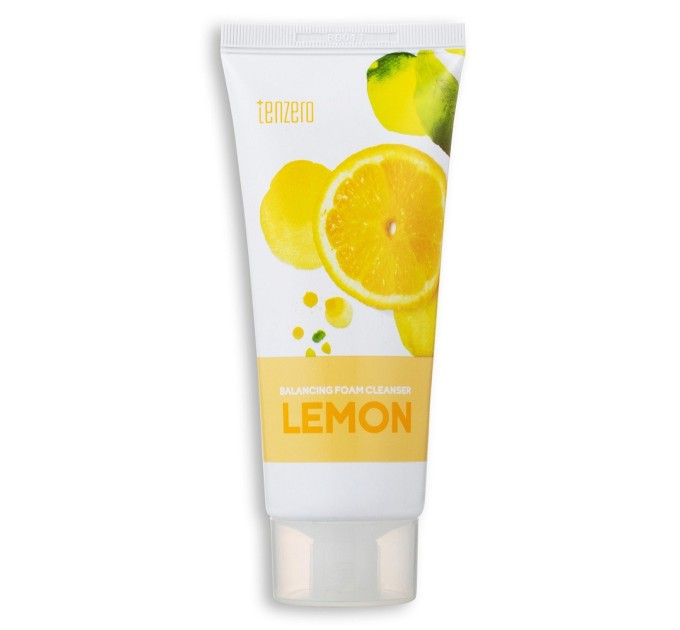 Осветительная пенка для умывания Tenzero Balancing Foam Cleanser Lemon 100 мл (8809628882508)