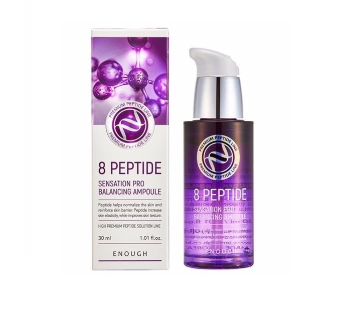 Мощная сыворотка с пептидами для лица: Premium 8 Peptide Sensation Pro Balancing Ampoule - всего 30 мл