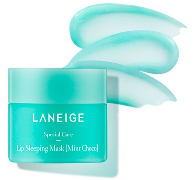 Освежающая маска для губ Lip Sleeping Mask Mint Choco Laneige - интенсивный уход ночью