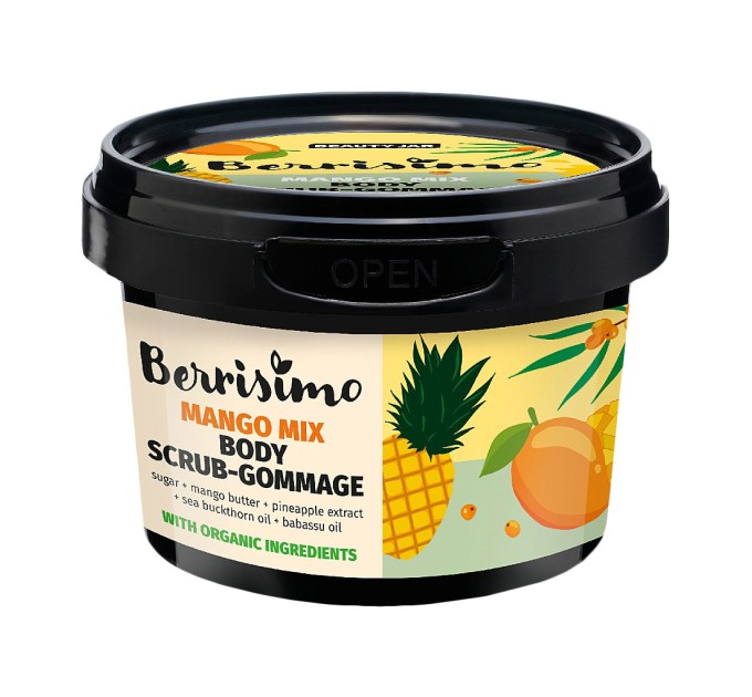 Освежающий телескраб Mango Mix Barissimo Beauty Jar 280 г