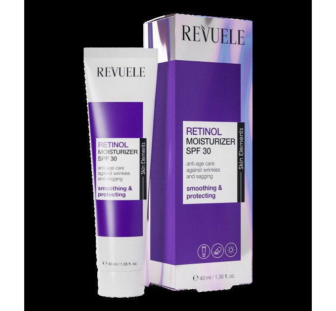 Увлажняющий дневной крем для лица с SPF30 REVUELE Retinol 40 мл (5060565106246)