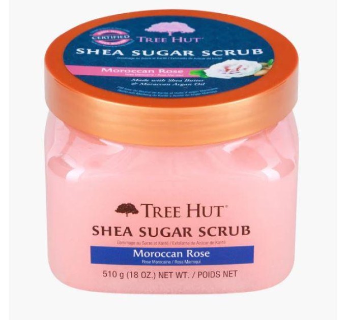 Tree Hut Marroccan Rose Sugar Scrub: Нежный уход для тела