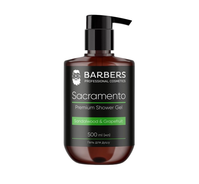 Gentlemen's Cleanse: Sacramento Barbers Shower Gel 500ml