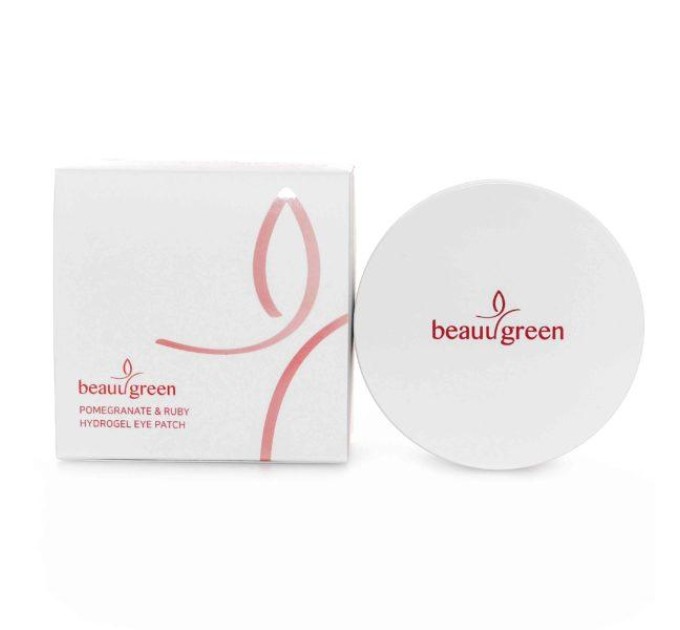 Гидрогелевые патчи для глаз BeauuGreen Pomegranate and Ruby - 60 шт.