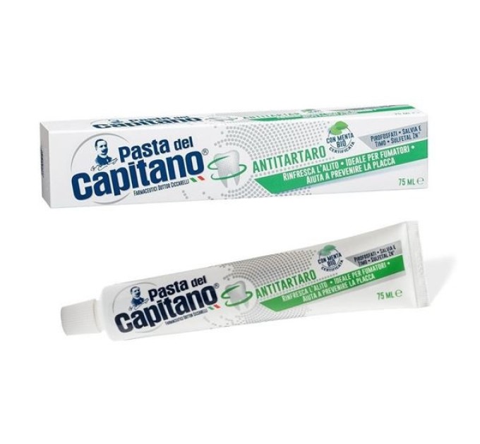 Зубная паста Pasta Del Capitano Dentifricio Antitartaro: эффективная защита от зубного налета