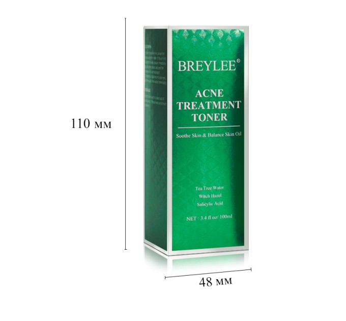 Эффективное лечение акне с помощью Breylee Acne Treatment Toner 100 мл