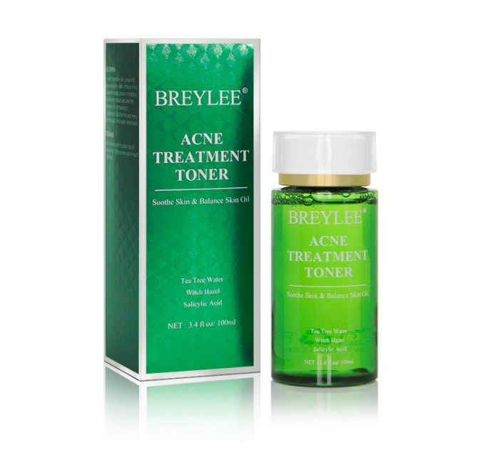 Эффективное лечение акне с помощью Breylee Acne Treatment Toner 100 мл