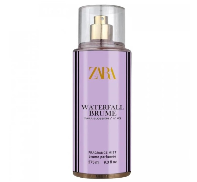 Обновите свою атмосферу с парфюмированным спреем Zara №03 Waterfall Brume 275ml