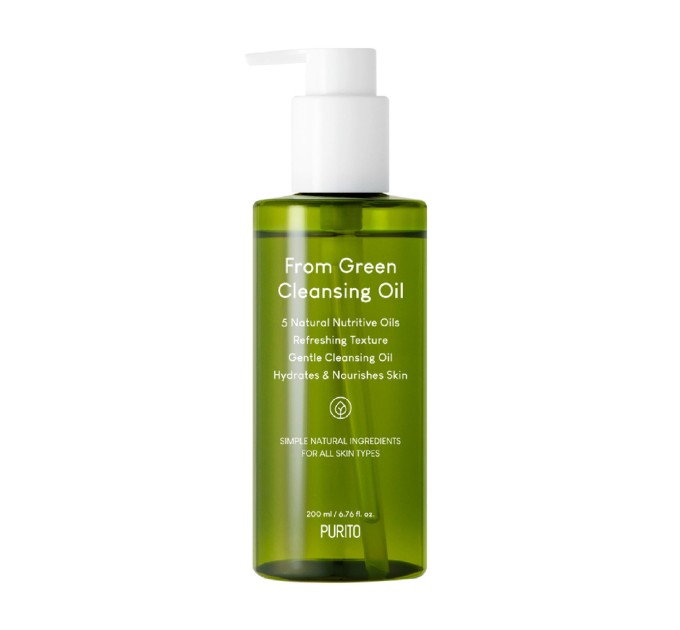 Гідрофільне очищувальне масло PURITO From Green Cleansing Oil 200 мл: ефективна та натуральна чистота