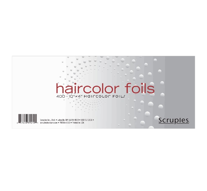 Качественные волосковые фольги Scruples SCRUPLES Haircolor Foils 10x4 (8941) на agon-v.com.ua