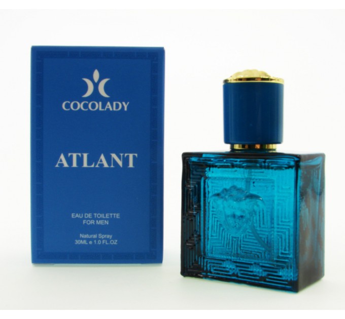 Погрузитесь в атлантическую страсть с парфюмом Cocolady Atlant edp 30 ml - идеальная альтернатива Versace Eros Man!