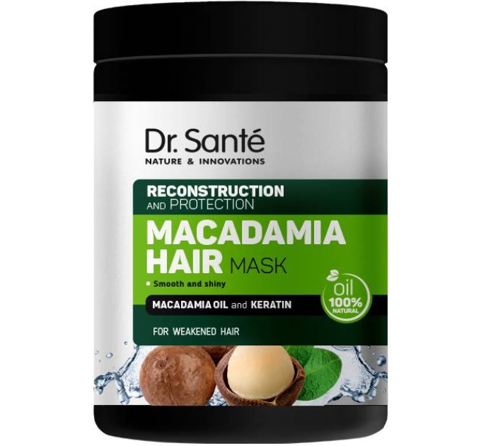 Восстанавливающий и защитный набор Macadamia Hair Dr.Sante - идеальное решение для красоты и здоровья ваших волос!