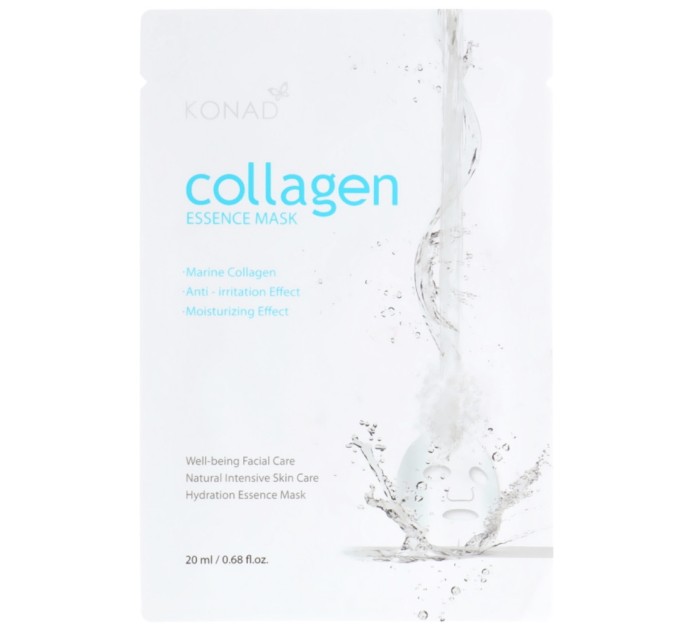 Маска для лица с коллагеном Konad Collagen Essence Mask Pack 20 мл: уход для кожи в компактном формате