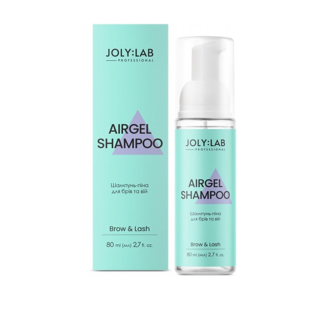 Шампунь-пена для бровей и ресниц Joly:Lab Airgel Shampoo 80 мл (4823109407657)