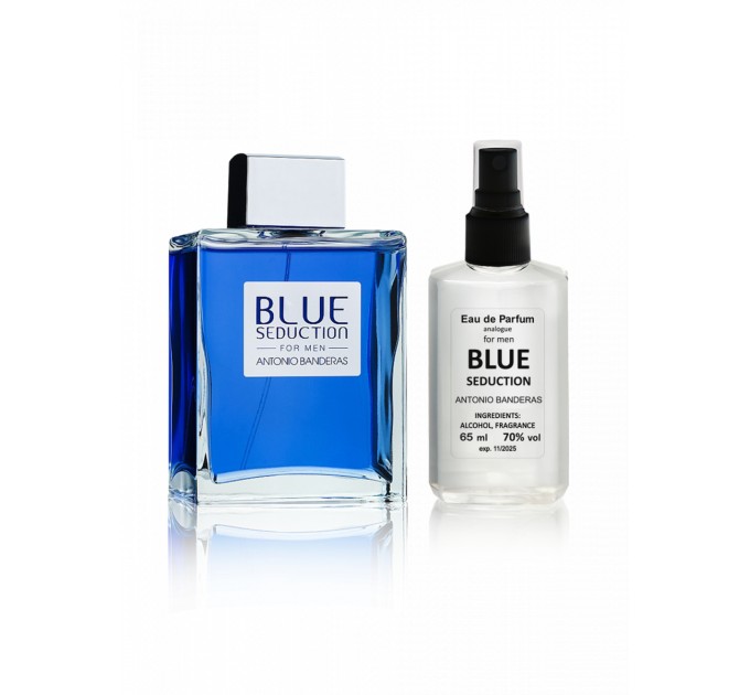 Искуситель в голубом: парфюм Antonio Banderas Blue Seduction for Men - Parfum Analogue 65ml