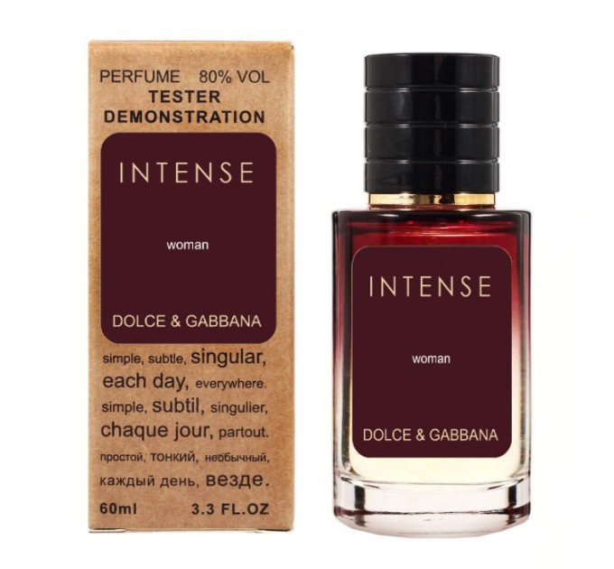 Интенсивный парфюм Dolce&Gabbana Intense - Selective Tester 60ml: соблазнительная ароматная мощь