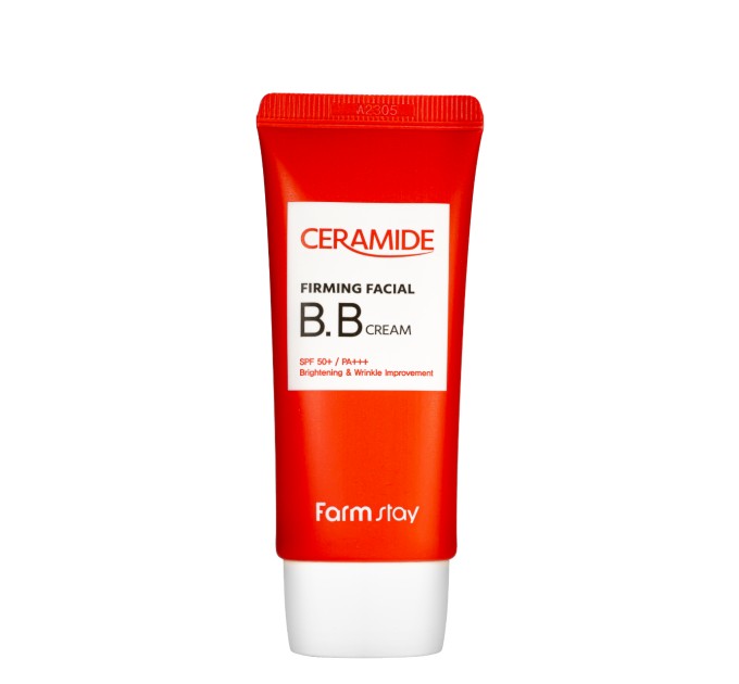 ВВ-крем для лица осветляющий разглаживающий FarmStay Ceramide Firming Facail BB Cream SPF50 50 г (FS 8755)