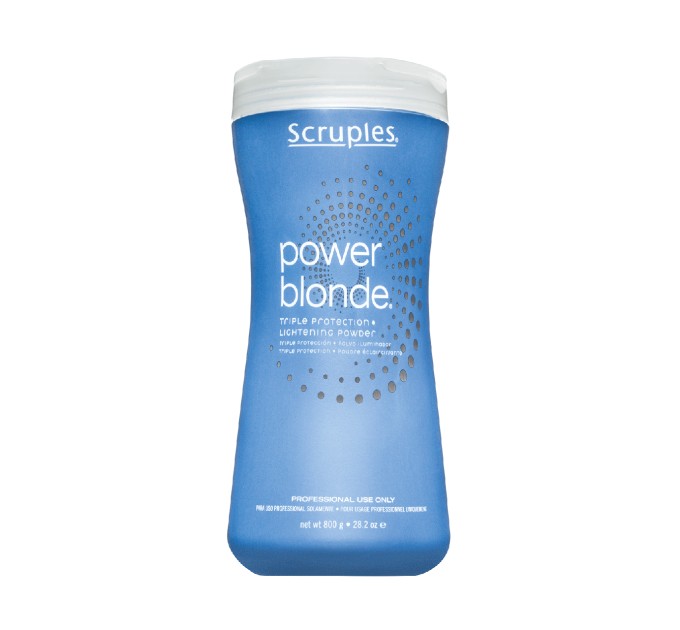 Мощная пудра Scruples Power Blonde для осветления волос - идеальный выбор для яркого блонда!