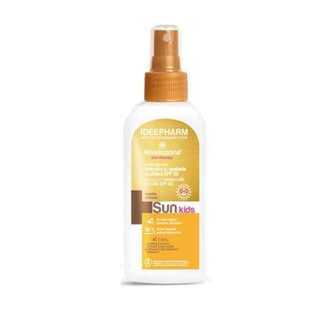 Дитяче молочко SPF 50 від Nivelazione Skin Therapy Sun Farmona: водостійкий захист від сонця (150 мл)